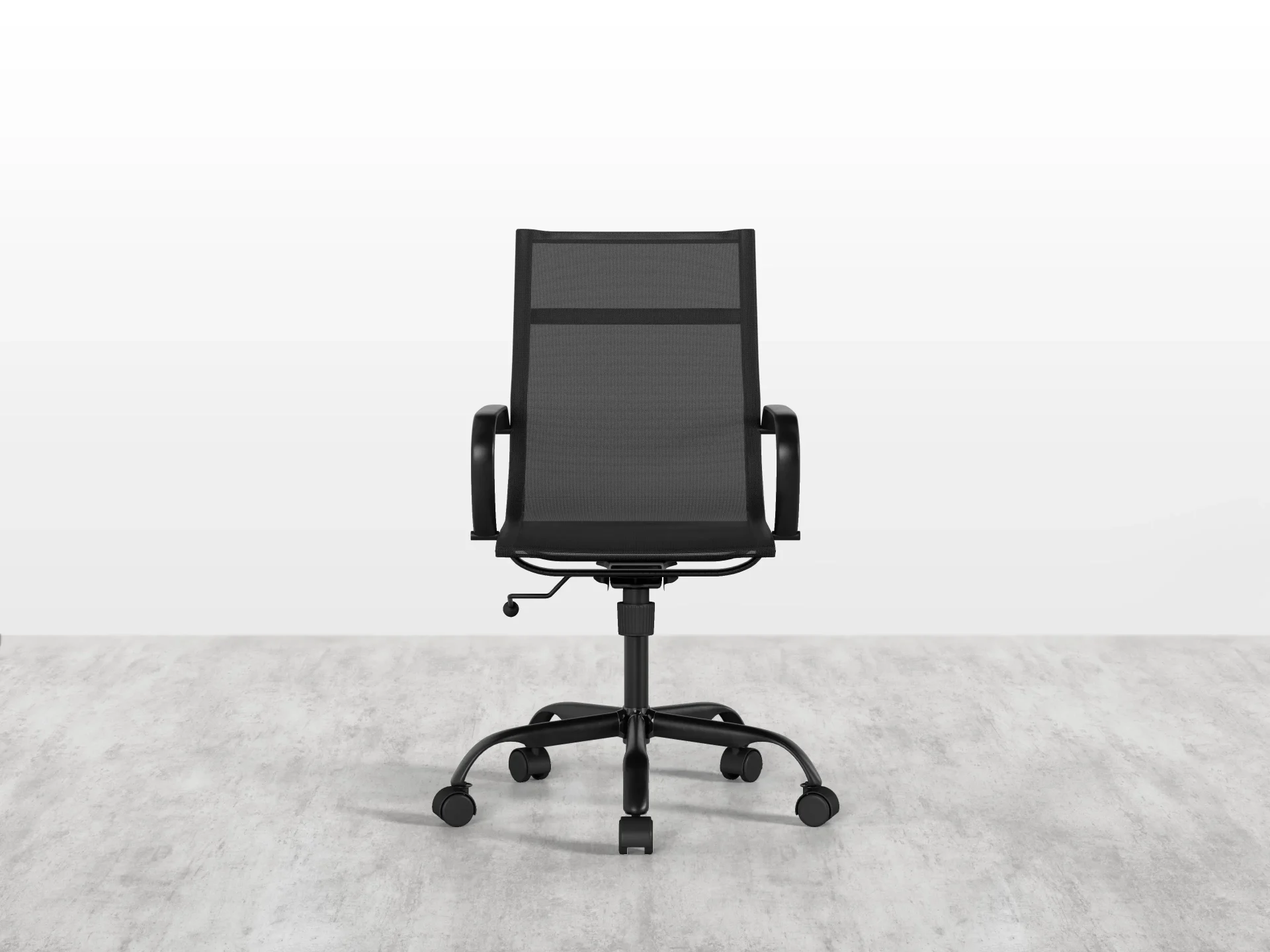Laguna - Ergonomic, Black Mesh with Black Base, Feet - ERGO OFFICE & HOME CHAIRS Laguna - Ergonomic, Black Mesh with Black Base, Feet