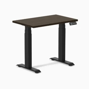 Alternative view of Desky Dual Mini Bamboo Sit Stand Desk