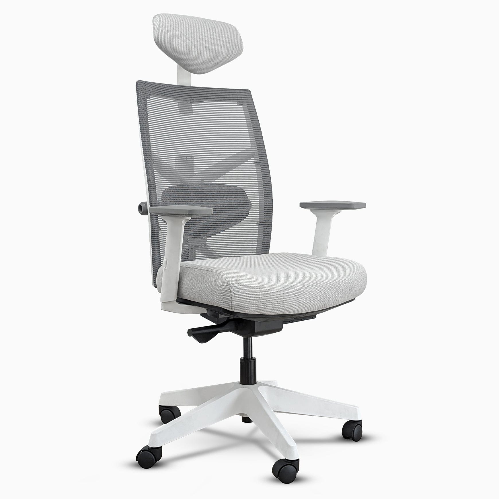 Desky-Elite-Egonomic-Chair-White-With-Headrest_1740x - ERGO OFFICE & HOME CHAIRS