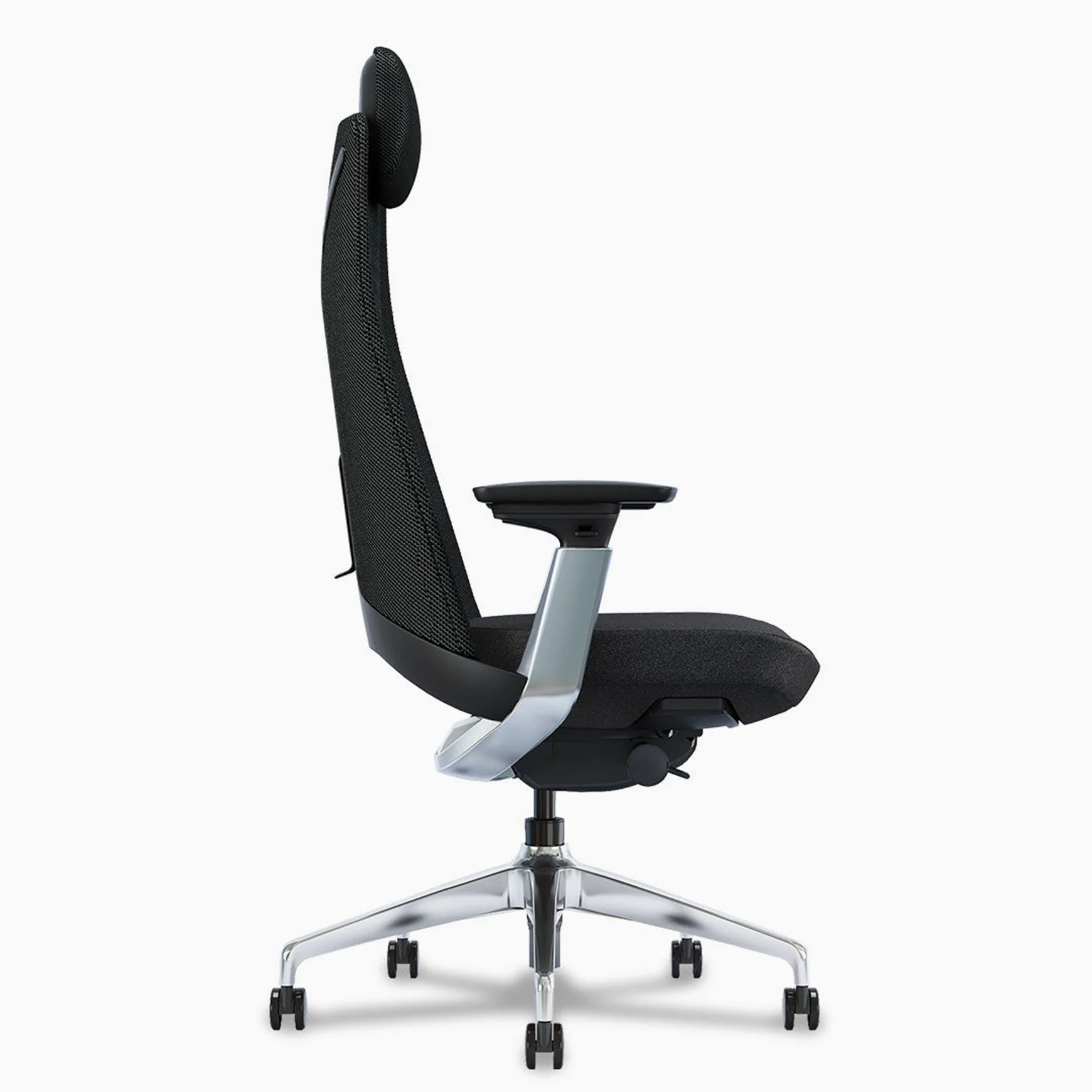 Desky-Pinnacle-Executive-Office-Chair-Black-Polished-Back-Side_1740x - ERGO OFFICE & HOME CHAIRS